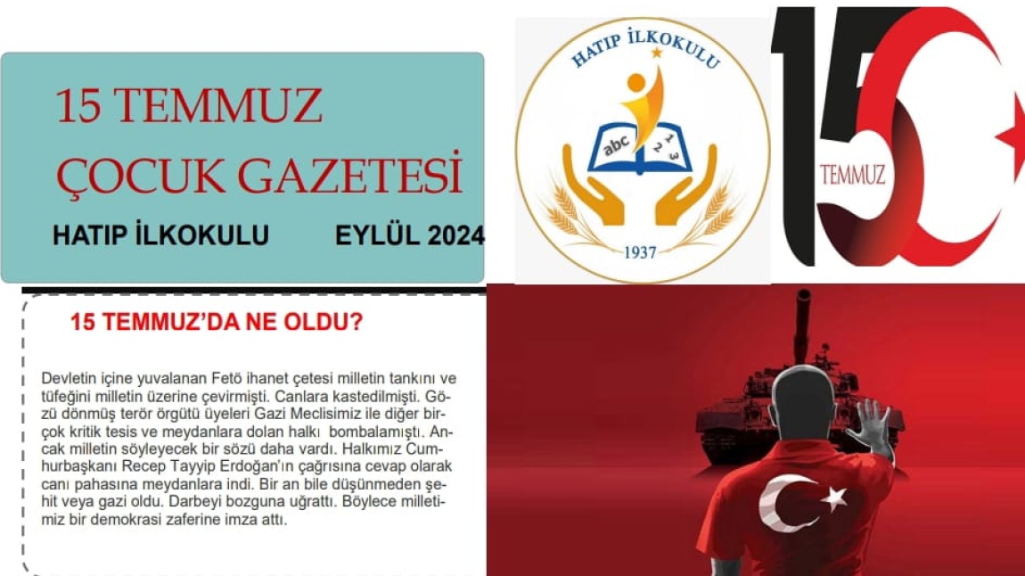 15 TEMMUZ ÇOCUK GAZETESİ